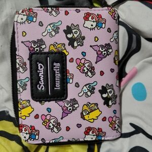 Loungefly Sanrio Hello Kitty And Friends Half Skeleton Wallet